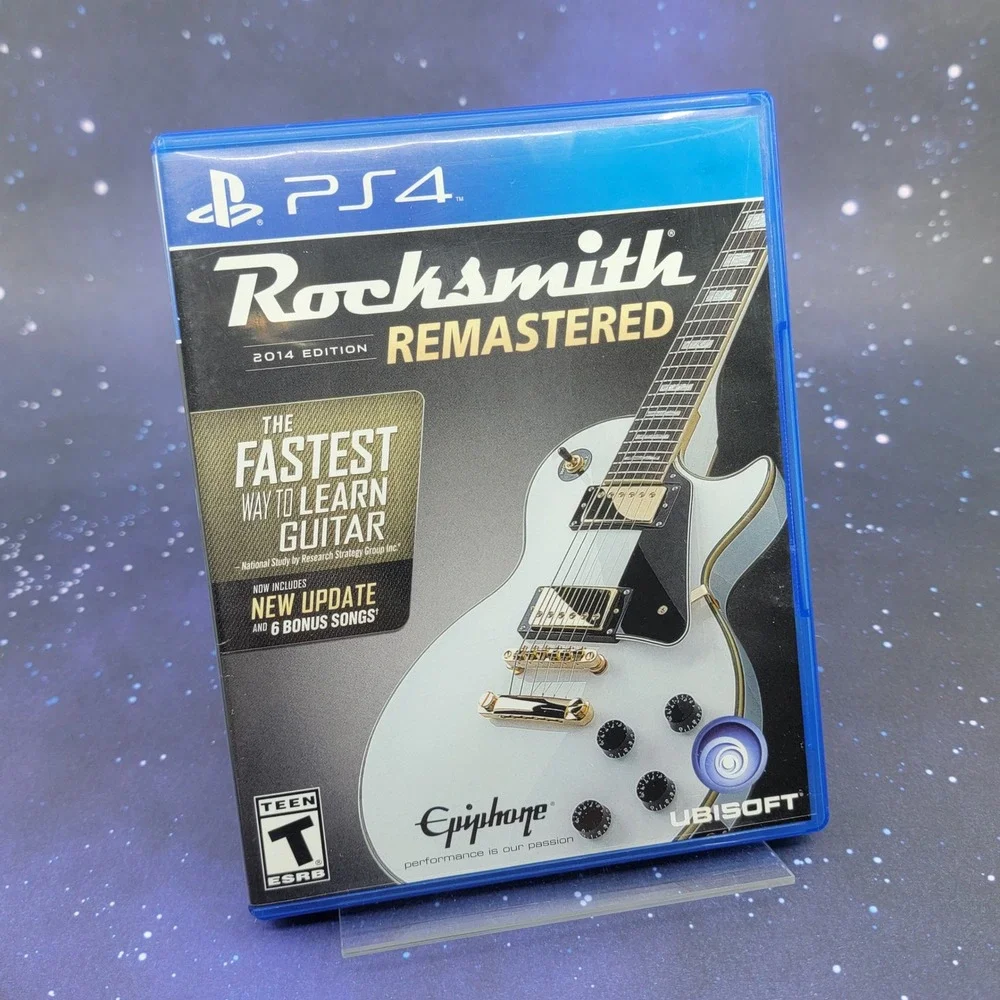 Rocksmith 2014 Edition Remastered Sony PS4 PlayStation 4 Guitar Learning Game